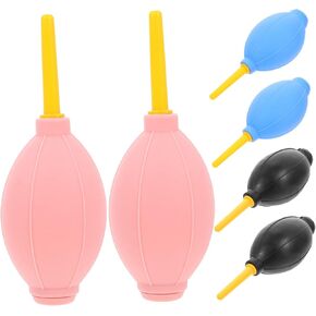 Vaguelly 6pcs Eyelash Extension Air Blower TPE Dust Cleaner Smooth Portable Rubber Bulb Pump for Lens Cleaning and Eyelash Care Lightweight and Easy to Store