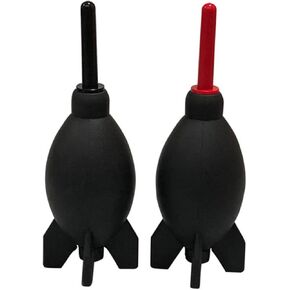 Happyyami 2Pcs Portable Air Blower for Camera Lens and Electronics Cleaning Rocket Shape Duster for Dust Removal from Keyboards Smartphones and Laptops Easy to Carry Strong