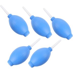 Happyyami 5Pcs Camera Air Blower Dust Cleaner Tool Ergonomic Design Flexible Material for Keyboard Computer Lens Screen Cleaning