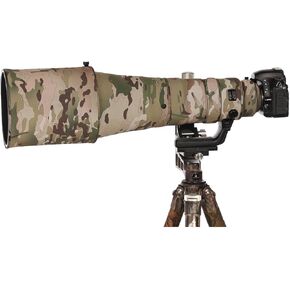 CHASING BIRDS Camouflage Waterproof Lens Coat for Nikon AF-S 600mm F4 E FL ED VR Rainproof Lens Protective Cover (Reed Camouflage, with FTZ-II)