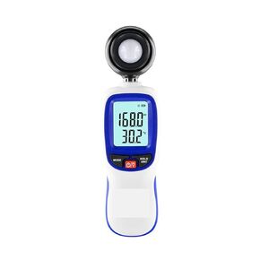 Light Meters, WT81 Professional Digital Illuminometer Accuracy 0-20000 Lux Luxmeter Data Hold Light Intensity Temperature Meter