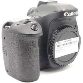 Canon Digital SLR Camera Body [EOS 80D] with 24.2 Megapixel (APS-C) CMOS Sensor and Dual Pixel CMOS AF - Black