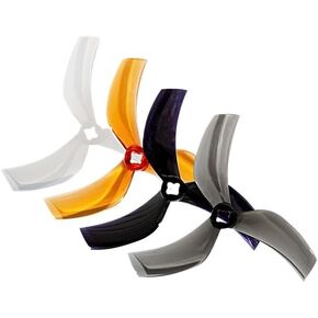 Gemfan D90s Three Leaf Compatible for Protek Shadow Phantom 35 Forward and Reverse Propeller 3.5-Inch Unmanned Aerial Vehicle Paddle Traverser(Whisky)