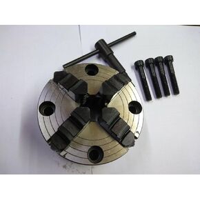 100MM FRONT LOAD 4 JAW INDEPENDENT CHUCK (FRONT MOUNT)-Amz817