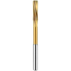 HSS-CO Helical Reamer Cobalt Titanium Plated Stainless Steel Special Straight Shank Reamer 3-20 Decimal Point Reamer(D16x52CxH7)