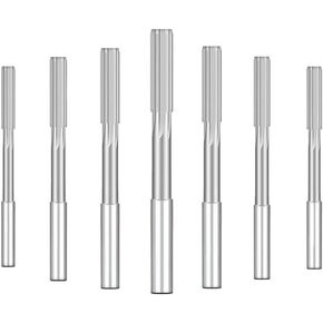 2-12mm Machine Reamer Set H7 HSS Straight Shank Milling Chucking Reamer 4-14pcs Machine Cutter Tools for Metal Steel Aluminum(9pcs 2-10mm Set)
