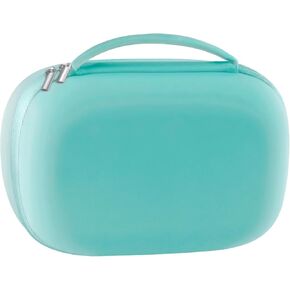 Wearable Breast Pumps Carrying Bag, Hard Shell Case with Removable Tray, Watertight Breast Pump Storage Bag Compatible with Most of Wearable Breast Pumps, Holds 2 Pumps, Blue
