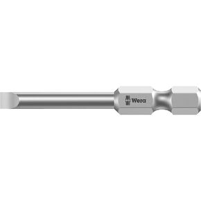 Wera Series 4 800/4 Z Sheet Metal Bit, Slotted 0.5mm x 4.0mm x 50mm blade, 1/4" Drive
