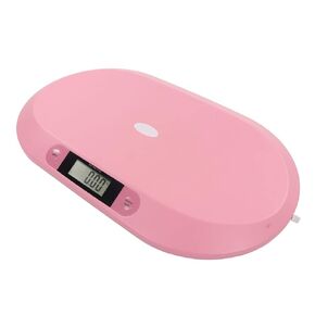 Digital Baby Scale Highly Accurate Measuring Tape Strong Pink 20kg Capacity Infants and Pets