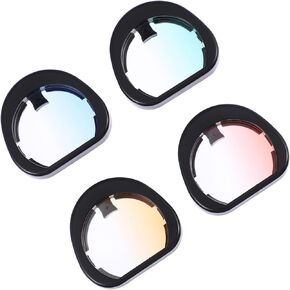 Mini 90 Camera Lens Filters 4 Pack Camera Filters with Graduated Effects