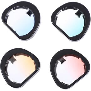 NUOBESTY 4pcs Graduated Color Camera Filter Kit for Mini Photography Effects Compatible Lens Accessory for for Photo Enthusiasts and Professionals