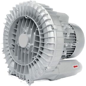 Regenerative Blower, 220V/380V Single/Three Phase Vortex Ring Blower High-Pressure Vortex Blower, Side Channel Blower, Ring Vortex Blower for Sewage Aera,Industrial Vacuum Pump(1.5KW/220V)
