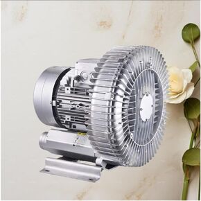 Regenerative Blower,Vortex Ring Blower, Regenerative Blower 110v 50Hz Single Phase Large Airflow Type High-Pressure Vortex Ring Blower for Air Blowing Or Suction(550W/0.74HP)