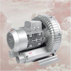 Vortex Ring Blower,Regenerative Blower, 110V 50Hz High Pressure Vortex Ring Blower Industrial Vacuum Pump for Air Blowing Or Suction