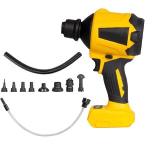 فراغ المنفاخ اللاسلكي والمنفاخ مع 8nozzles 1pc أنبوب مرن سميك من أجل والحطام