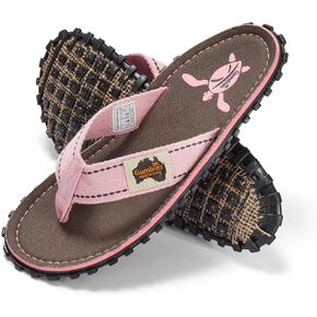 Gumbies Islander Flip-Flops | Unisex Classic Canvas Flip-Flops with Recycled Rubber Outsole & Cotton Footbed | Contoured, Lightweight & Everyday Comfortable