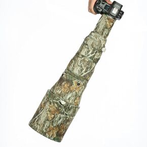 CHASING BIRDS Camouflage Waterproof Lens Coat for Canon EF 600mm F4 L is USM Rainproof Lens Protective Cover (Brown Grid)
