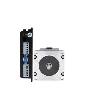 Two-Phase 0.75Nm 2A 23 57 x 43mm Stepper Motor 2DM442 Driver Matchable 350 Power Supply Controller Card 36VDC Engrave(Motor and Driver kit)