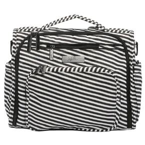 JuJuBe BFF Convertible Unisex Diaper Backpack, Messenger Bag with Memory Foam Changing Pad, Modern Crossbody Diaper Bag for Travel