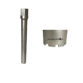 السلسلة العليا Diamond Core Poring Bits لقطع الخرسانة الصلبة والطوب الخرساني المسلح والكتل (8 ")