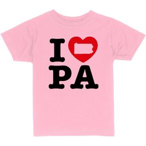 I Love Pennsylvania Toddler Kids T-Shirt