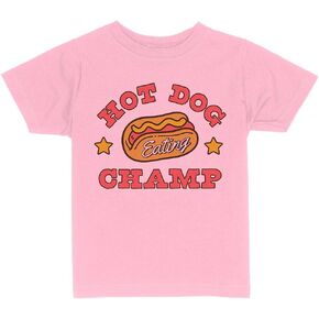 Hot Dog Eating Champ Toddler Kids T-Shirt