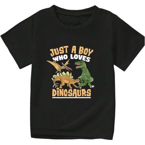 Soly Hux Toddler Boy's Graphic Tees رسالة رسم كاريكاتورية طباعة الأكمام قصيرة T Shirt Tops Summer Tops