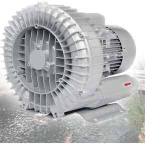 Aquaculture Regenerative Blower Single Phase 110v 60hz High-Pressure Industrial Vacuum Pump For Air Blowing Or Suction,120W/180W/250W/370W/550W/750W/1100W Vortex Ring Blower(750W/1.01HP)