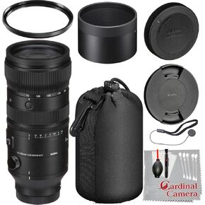 Sigma 70-200mm f/2.8 DG DN OS Sports Lens (Sony E) + Camera Case + UV Filter + Cap Keeper + Cleaning Kit + More (11pc Bundle)
