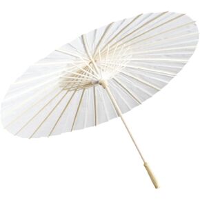 DIY Painting Umbrella Unpainted White Paper Parasol 23.6 Inch for Kids Wedding Bridal Party Decor Crafts Photography Props