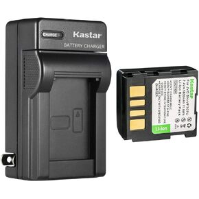 KASTAR 1-PACK BN-VF707U بطارية واستبدال شاحن الجدار AC لـ JVC GR-D370U GR-D370UC GR-D370US GR-D-D371U GR-D-D371US GR-D-D372U GR-D-D-D372US GR-D-D375U GR-D375US GR-D-D390US GR-D-D390US GR-D-D390US GR-D390US GR-D390US GR-D390US