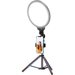 Charging Live Fill Light Mobile Phone Bracket Desktop on The Ground Camera Outdoor Photography(E)