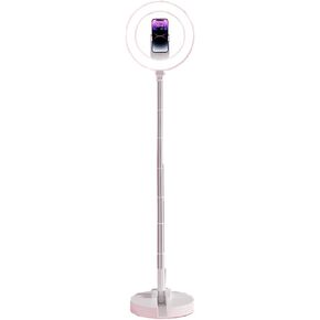 Charging Live Fill Light Mobile Phone Bracket Desktop on The Ground Camera Outdoor Photography(E)