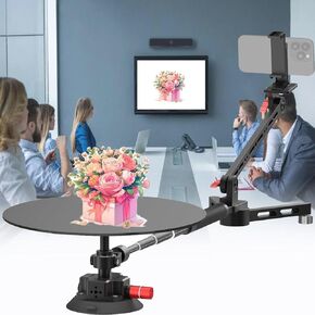 Panoramic Shooting Camera Spinner,360 Rotating Platform,Professional Photography Turntable,Spinning Camera Slider for Video,Food Shooting,Product Photography