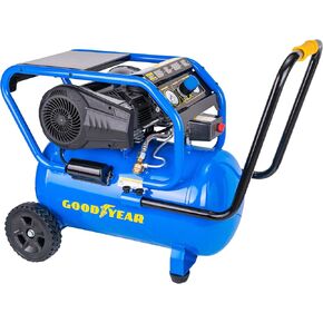 Goodyear 10 Gallon 175 PSI Super Quiet Oil Free Electric Air Compressor  - Horizontal or Vertical