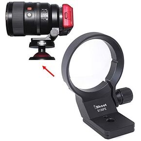 Tripod Mount Ring Lens Collar Support for Sony FE 135mm f/1.8 GM SEL135F18GM (G Master) Full Frame E-Mount Lens, Built-in Arca Type 55mm Quick Release Plate for Arca-Swiss Wimberley Tripod Head