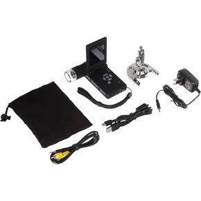 5M Handheld Mobile LCD Digital Microscope with 1200x Magnification, Micro-SD Storage, Photo and Video Capture, Measurement by Software