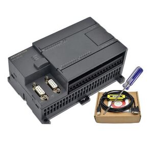 Davitu Motor Driver - PLC S7-200CN CPU224XP 14I/10O 2AI 1AO AC/DC/RELAY ouput 6ES7 214-2BD23-0XB8 AC220V With PPI Cable