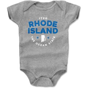 500 LEVEL Rhode Island Baby Infant One Piece Bodysuit (3-24 Months) - Rhode Island The Ocean State