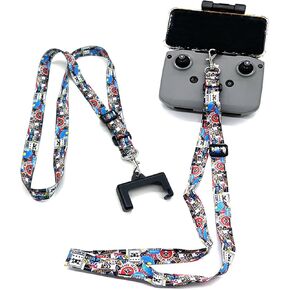 Nylon Adjustable Lanyard for DJI RC-N3/N2/N1 Control, Neck Strap Belt for DJI Flip/NEO/AIR 3/3S/2/2S/Mavic 3/Mini 4 3 Pro/Mini 3/4K/2SE/2 No Display Type Remote Controller