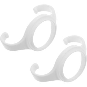 2pcs Bottle Holders for Easy Grasping Ergonomic Feeding Bottle Handle for Boy Girl Lightweight Portable -Scald Design Compatible Pigeon for Parents