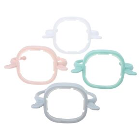 SUPVOX Feeding Bottle Handle 4pcs Bottle Handles Comfortable Loop Design for Comfortable to Hold Transition