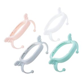 SUPVOX Baby Bottle Grip Handles 4 Pack Double Handle Prevent Dropping for Easy Installation and Independent Drinking