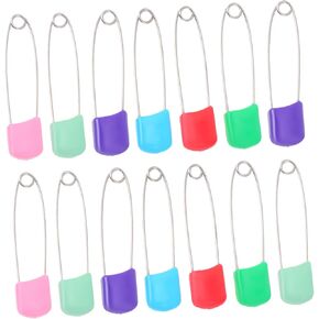 Artibetter Infant Nappy Safety Brooches 100pcs Baby Diaper Pins for Baby Shower Newborn Adult Laundry Needles Craft Projects
