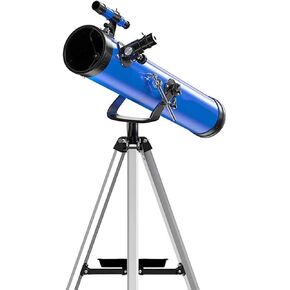 2021 Updated Portable Beginner Astronomy Telescope for Kids & Adults with Adjustable Tripod All Metal Bracket 114mm Large Diameter Travel Astronomy Telescope (Color Package 1) Package 5