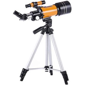 Astronomical Telescope Reflective Monocular 45° Degree Erect Optical HD Stargazing Children Students Telescope with Tripod for 360° Degree Adjustment