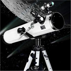 114mm Telescopes for Astronomy Beginners Astronomical Telescope Portable Travel Telescope for Beginners Kids and Adult with Aluminum Telescopic Bracket (Color : Package 2) (Package 1)