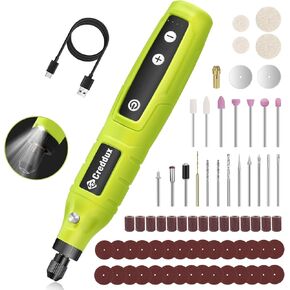 Cordless Rotary Tool,5 Speed Rotary Tool Kit With 71 Accessories,USB Charging,Multi-Purpose 4.2v Power Rotary Tools Easy Accessory Changes - Sanding, Polishing, Engraving and Cutting Pink in Kuwait