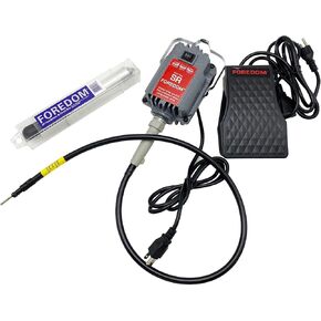 Foredom Flexible Shaft Grinder, Micromotor Power Tool Kit with Foot Pedal, Handpiece