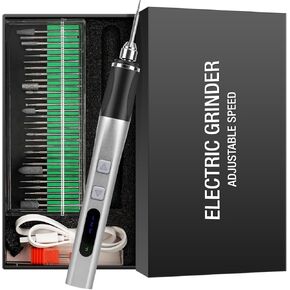 Engraving Pen Upgrade Enhanced Bidirectional Rotation,Engraver Pen for All Materials with 31 Bits&5 Stencils,Ultimate Cordless Portable Engraving Pen for Metal, Wood, Glass and Plastic(Mastery Guide)
